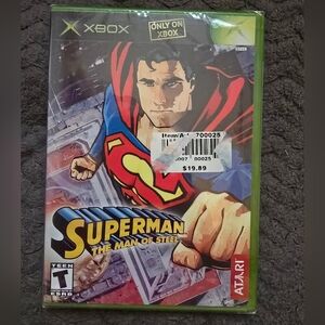 2002 NEW SEALED Superman: The Man of Steel for Xbox - by Atari